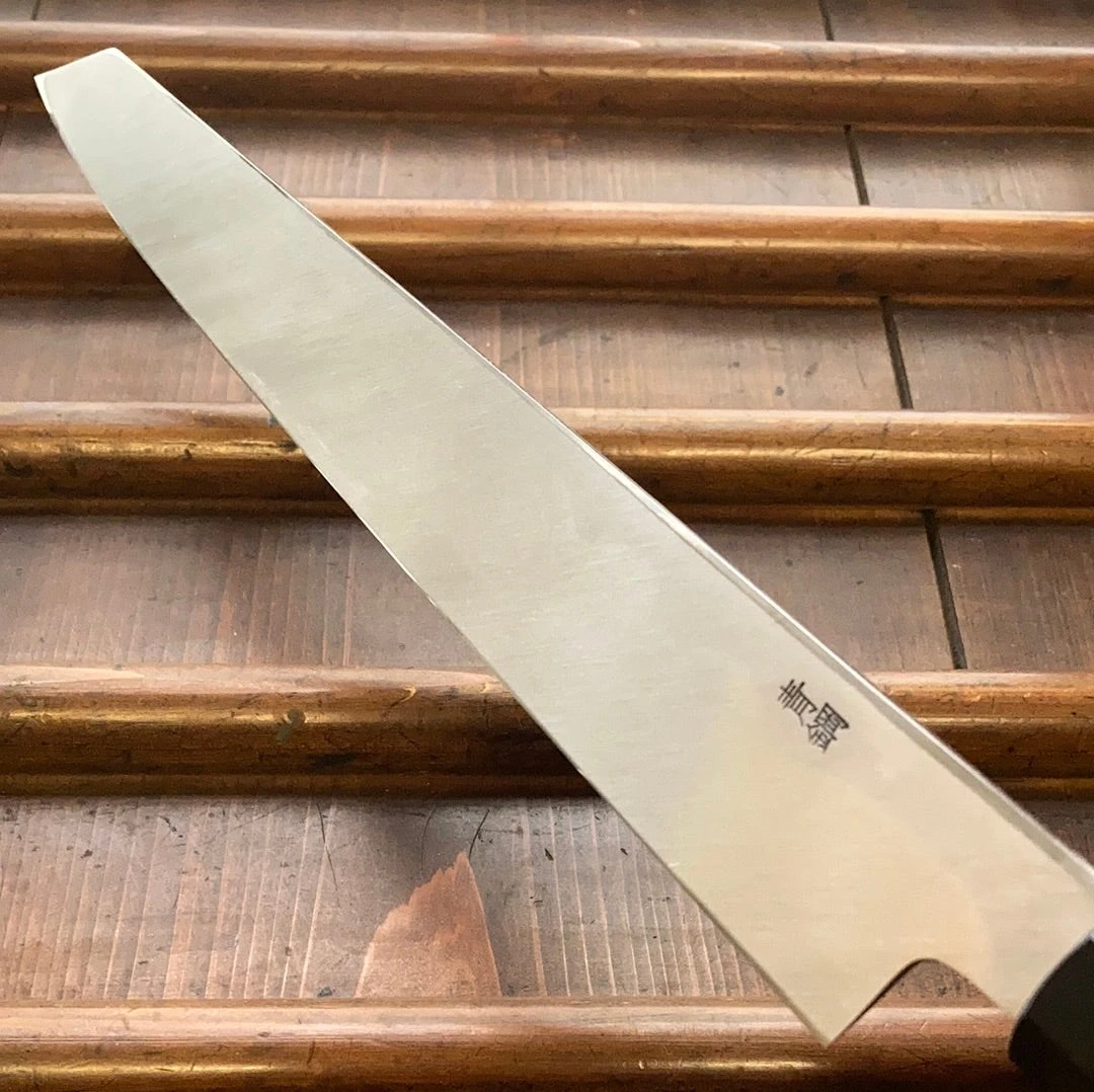 Flash Sale 👏 Hitohira Kikuchiyo Manzo 300mm Kiritsuke Yanagi Aogami 2 Ho Wood W/ Saya 💯 9 Hitohira Kikuchiyo Manzo 300mm Kiritsuke Yanagi Aogami 2 Ho Wood W/ Saya