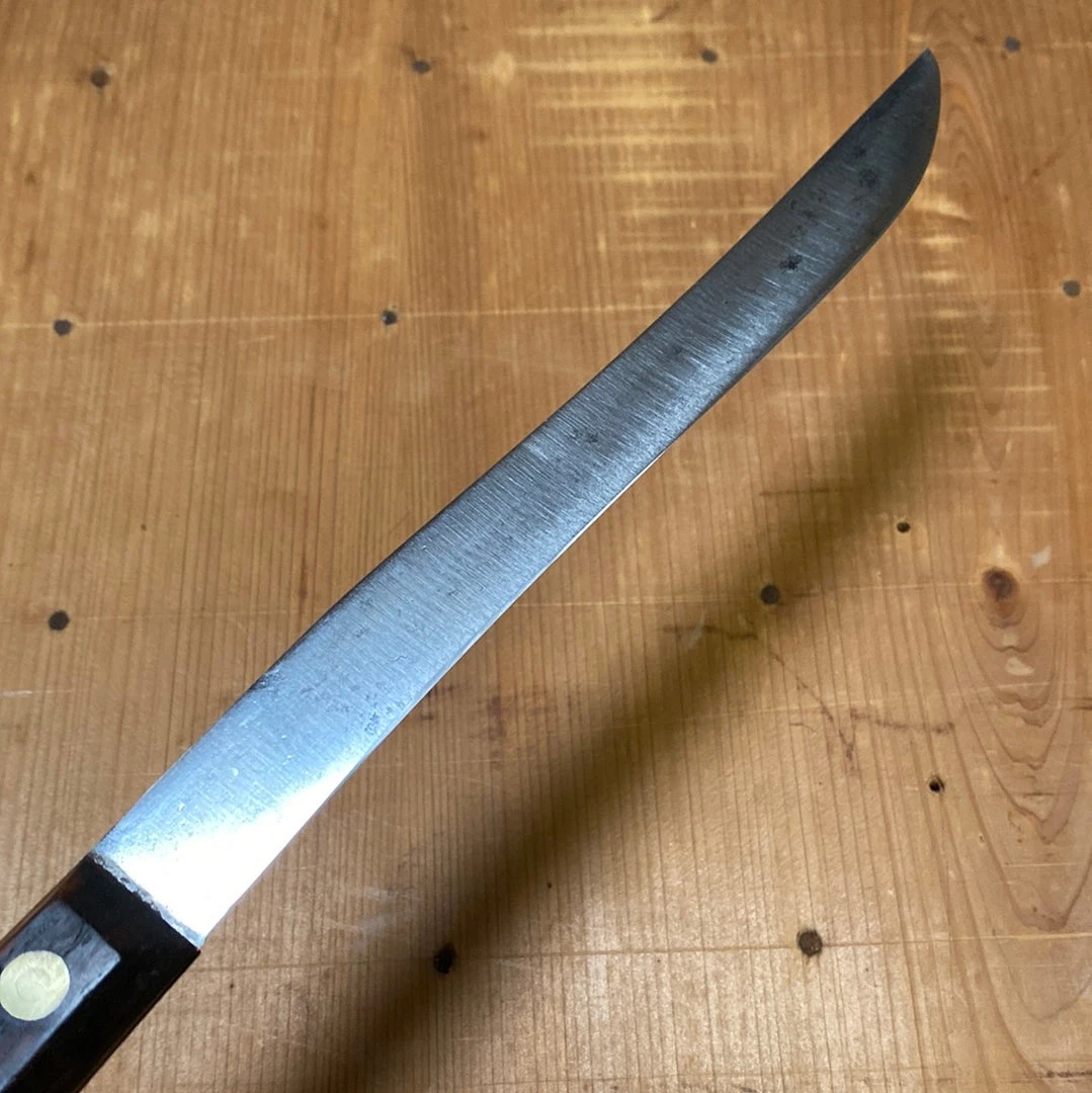 Promo 🥰 Bernal Cutlery Used Vintage Cattauraugus 7.75” Carving Knife Carbon Steel & Rosewood Little Valley NY C1900-1920 😉 11 Bernal Cutlery Used Vintage Cattauraugus 7.75” Carving Knife Carbon Steel & Rosewood Little Valley NY C1900-1920