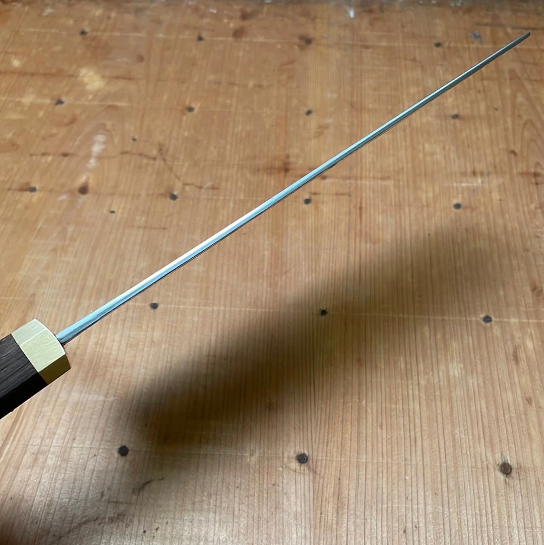 Best deal ๐ฏ Blenheim Forge 165mm Nakiri Stainless Clad Aogami Super Fumed Oak & Brass ๐ฏ 7 Blenheim Forge 165mm Nakiri Stainless Clad Aogami Super Fumed Oak & Brass