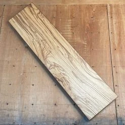 Knife En Place Heritage Quartersawn Zebrawood With Black Walnut - 19.25x4.75"