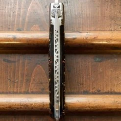 New ๐ Fontenille Pataud 'Laguiole Nature' 12cm - Feuille D'Or Lockback ๐ 16 Fontenille Pataud 'Laguiole Nature' 12cm - Feuille D'Or Lockback