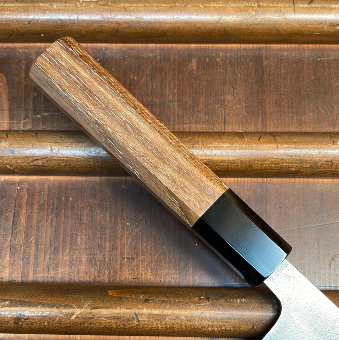 Budget โญ H&K Yoshikane 165mm Santoku SKD Nashiji Teak Handle ๐ 4 H&K Yoshikane 165mm Santoku SKD Nashiji Teak Handle