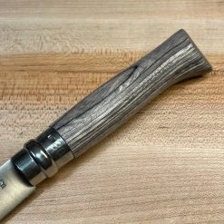 Opinel No.08 Laminated Birch Edition Knives - Grey