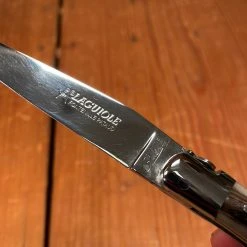 Promo ๐ Fontenille Pataud 'Laguiole Le Pocket' 10cm Dark Ram Horn Lockback ๐ 12 Fontenille Pataud 'Laguiole Le Pocket' 10cm Dark Ram Horn Lockback