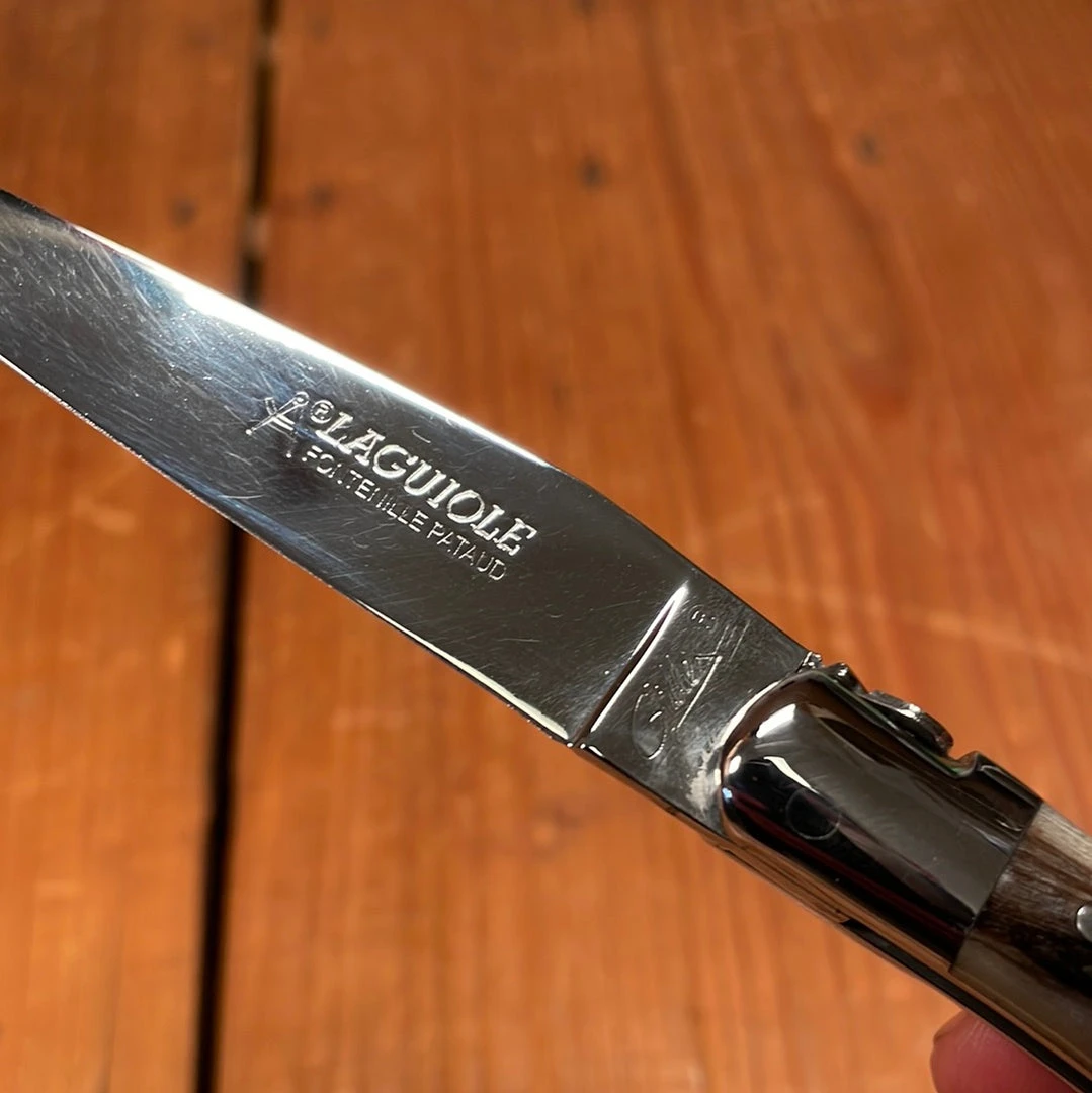 Promo ๐ Fontenille Pataud 'Laguiole Le Pocket' 10cm Dark Ram Horn Lockback ๐ 5 Fontenille Pataud 'Laguiole Le Pocket' 10cm Dark Ram Horn Lockback