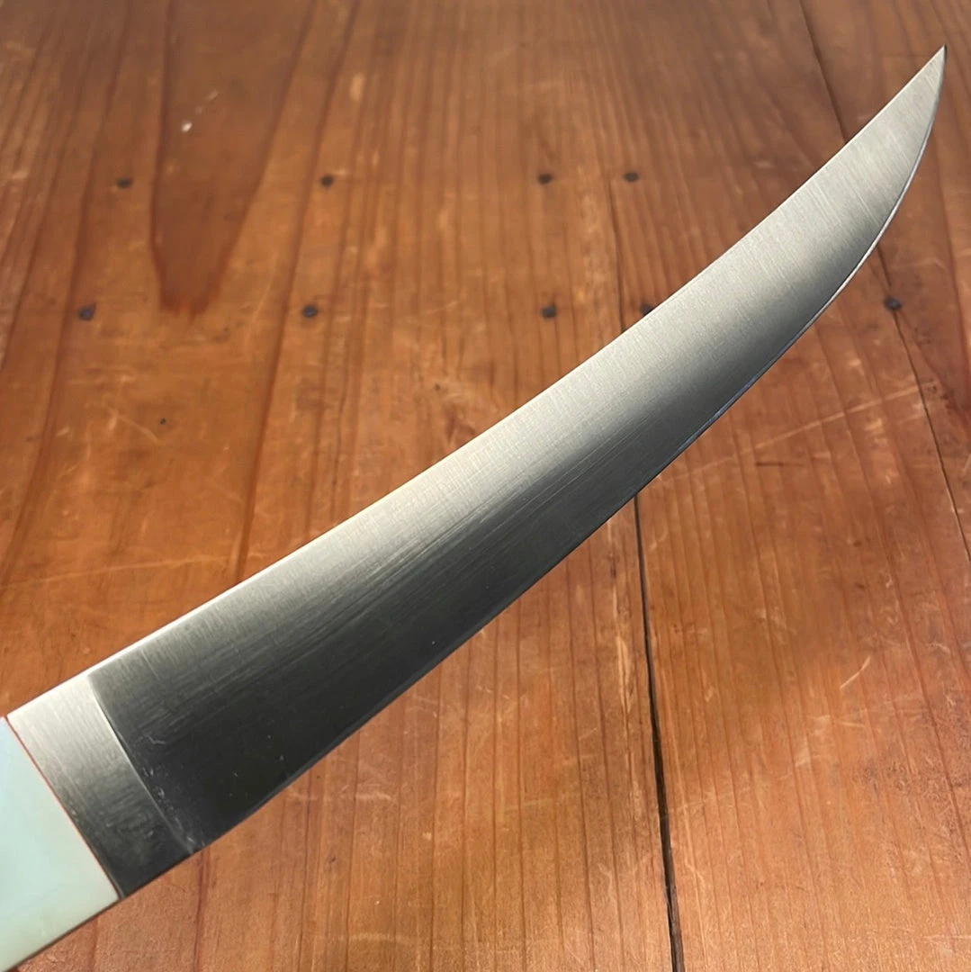 Top 10 ๐ Silverthorn 8" Trimming Knife - Stiff - O1 Carbon Steel Green G10 Handle ๐คฉ 7 Silverthorn 8" Trimming Knife - Stiff - O1 Carbon Steel Green G10 Handle