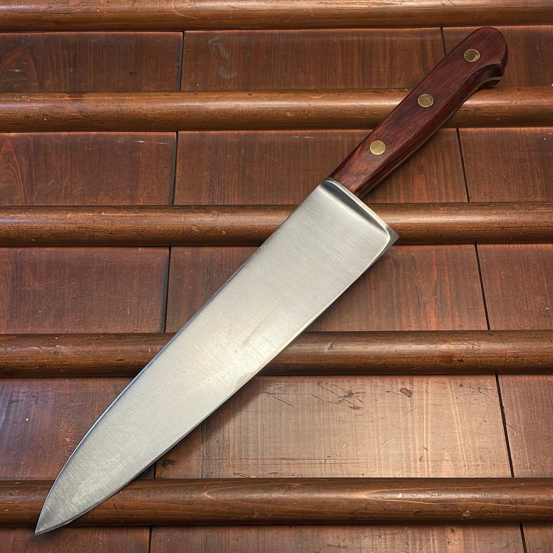 Promo โ Bernal Cutlery Used Vintage Dexter Connoiseur 8.5" Chef Knife Stainless 1960's ๐ 3 Bernal Cutlery Used Vintage Dexter Connoiseur 8.5" Chef Knife Stainless 1960's