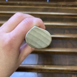 Nakajo Kaji-bei 165mm Nakiri Iron Clad Shirogami 2 Kurouchi Buffalo Horn