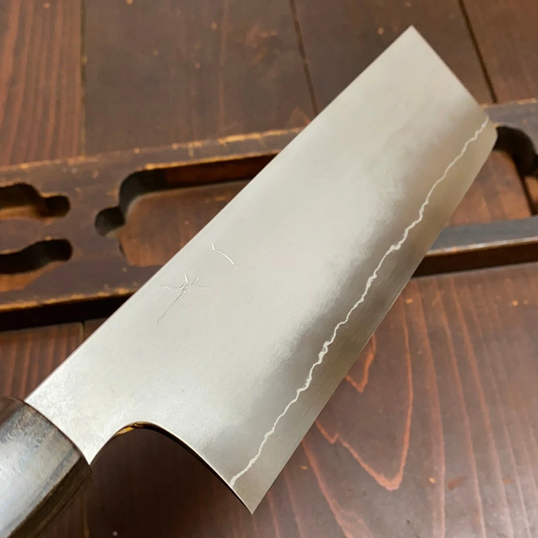 Best Pirce 🧨 Waiting Room Hitohira Kikuchiyo Yohei 180mm Nakiri Ginsanko Kasumi Cherry - On Order 🤩 6 Waiting Room Hitohira Kikuchiyo Yohei 180mm Nakiri Ginsanko Kasumi Cherry - On Order