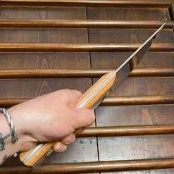 Best deal ๐ Hitohira Tsubaya Sobakiri 330mm Stainless Pakka Handle ๐ 13 Hitohira Tsubaya Sobakiri 330mm Stainless Pakka Handle