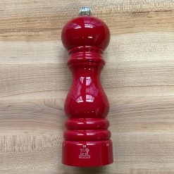 Peugeot Classic Paris Pepper Mill Manual Passion Red Gloss Painted Wood 18cm