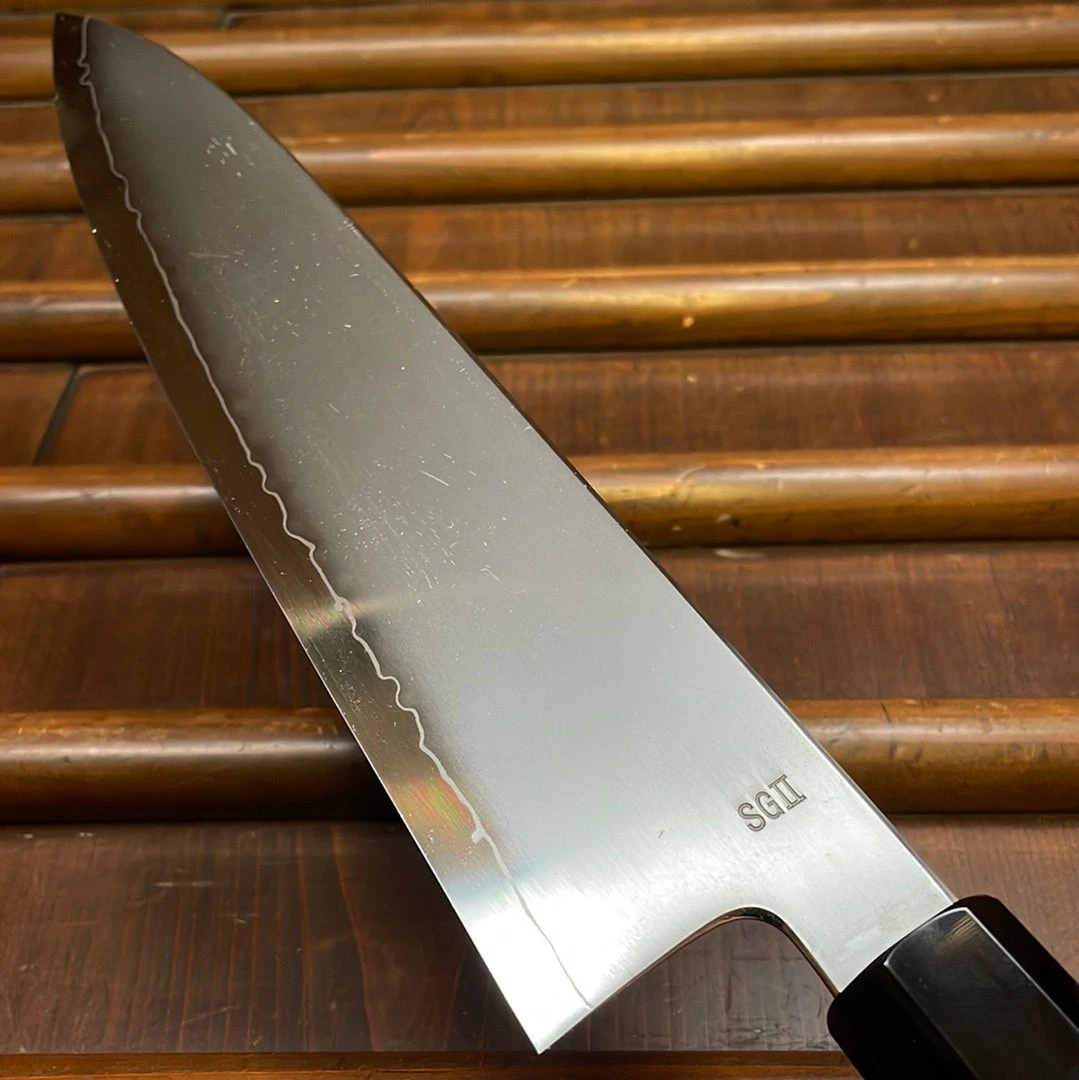 Best Sale ✨ H&K Myojin Riki Sesakusho Myojin Naohito 240mm Gyuto SG2 Stainless Kasumi Teak ✔️ 8 H&K Myojin Riki Sesakusho Myojin Naohito 240mm Gyuto SG2 Stainless Kasumi Teak