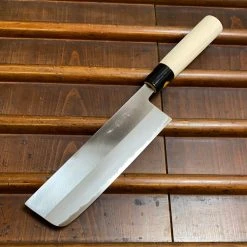 Maruyoshi Takehiro 180mm Nakiri Iron & SK Carbon Tool Steel PC Poplar
