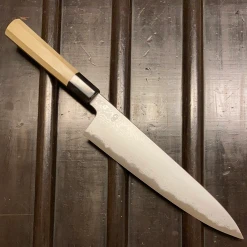 Sakai Kikumori 'Kikuzuki Uzu' 240mm Gyuto Aogami 1 W/ Saya