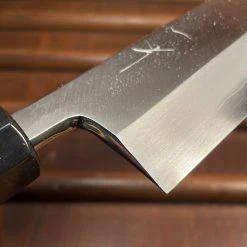 Buy 🔥 Hitohira Kikuchiyo Rikichi 240mm Mioroshi Deba Shirogami 3 Ho Wood W/ Saya 🧨 15 Hitohira Kikuchiyo Rikichi 240mm Mioroshi Deba Shirogami 3 Ho Wood W/ Saya