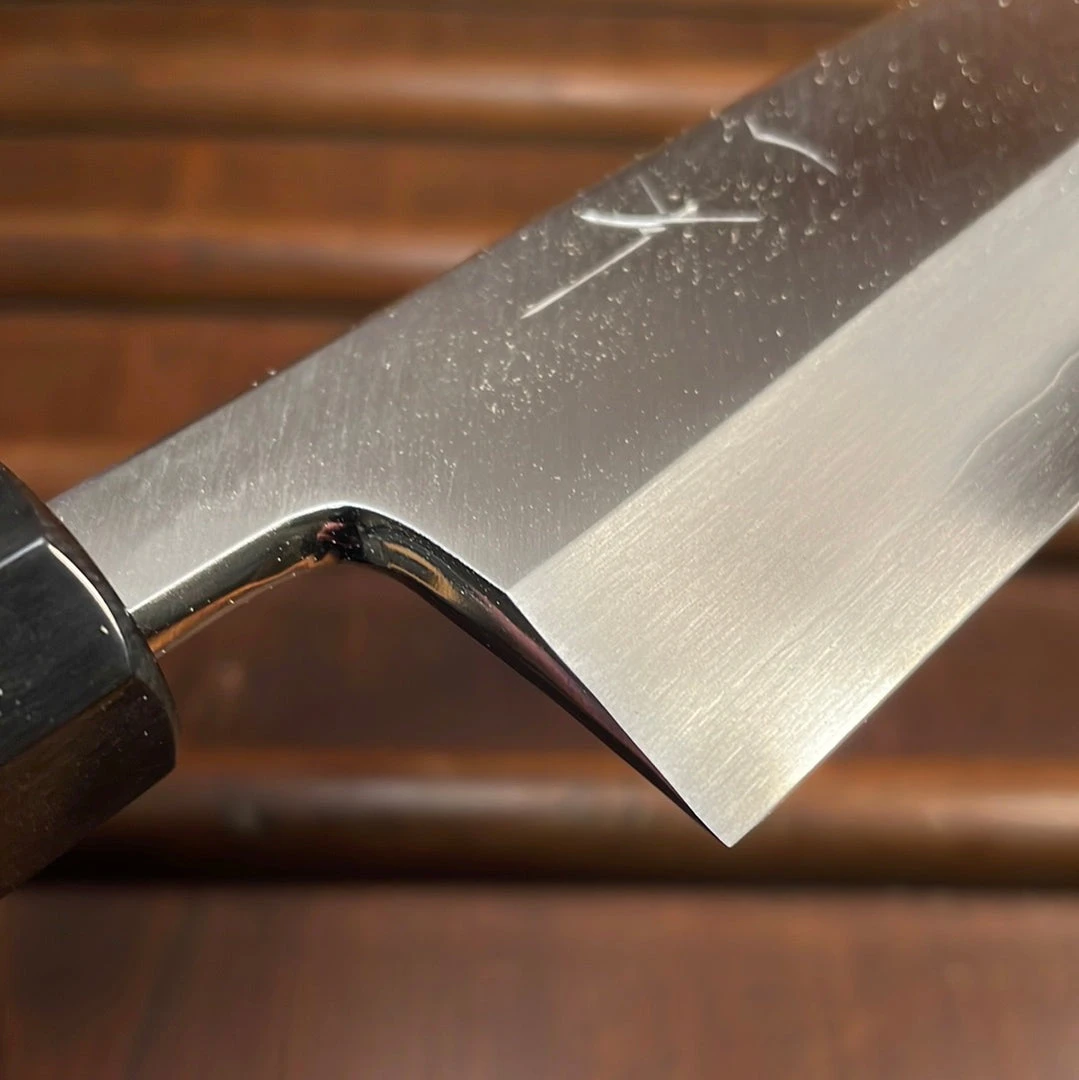 Buy 🔥 Hitohira Kikuchiyo Rikichi 240mm Mioroshi Deba Shirogami 3 Ho Wood W/ Saya 🧨 8 Hitohira Kikuchiyo Rikichi 240mm Mioroshi Deba Shirogami 3 Ho Wood W/ Saya