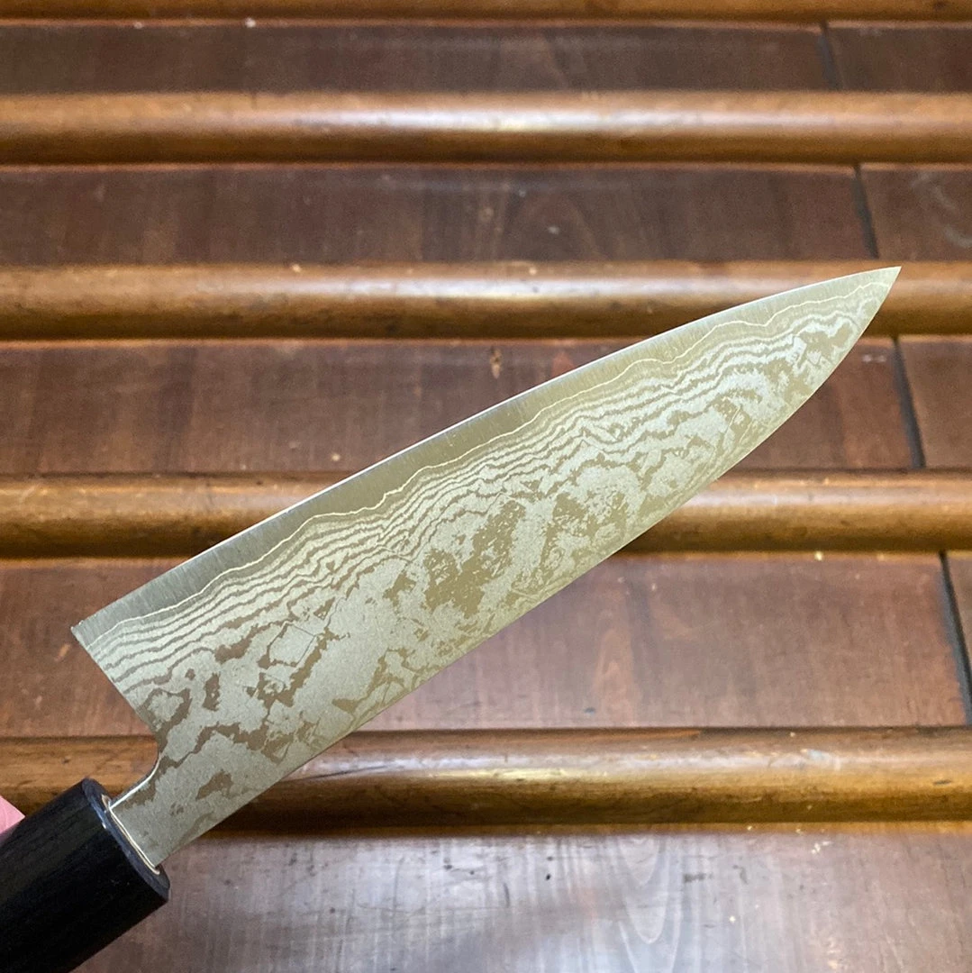 Promo ๐ Hitohira Setsu Forged 140mm Petty VG-10 Damascus Rosewood ๐ 7 Hitohira Setsu Forged 140mm Petty VG-10 Damascus Rosewood