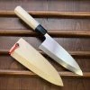 Hitohira Kikuchiyo Manzo 165mm Deba Aogami 2 Ho Wood W/ Saya