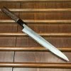 Brand new ๐ฅฐ Wakui 240mm Sujihiki Stainless Clad Aogami 2 Nashiji Warikomi Chestnut ๐ 2 Wakui 240mm Sujihiki Stainless Clad Aogami 2 Nashiji Warikomi Chestnut