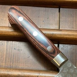 Hitohira HG 185mm Santoku Stainless Tsuchime Damascus