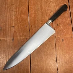 K Sabatier New Old Stock Nogent / Cuisine Massive 11" Chef Carbon Steel Ebony Handle