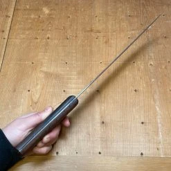 Hot Sale ๐ Bernal Cutlery Russell Green River Works 10" Scimitar Carbon Steel & Rosewood 1920's-40's Meat Breaking โจ 11 Bernal Cutlery Russell Green River Works 10