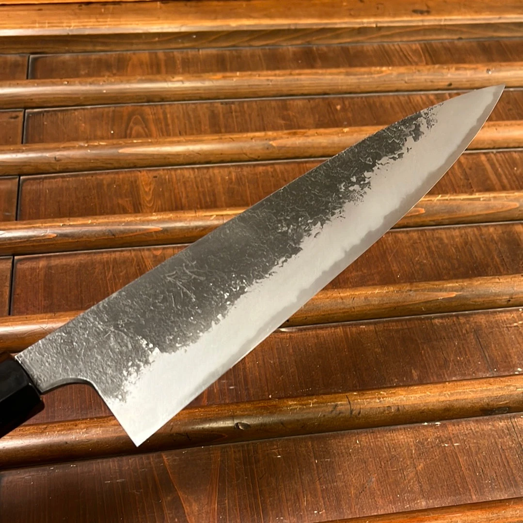 Best Sale ๐ฅฐ H&K Mazaki 240mm Gyuto Shirogami 2 Kurouchi Finish Wenge ๐ 6 H&K Mazaki 240mm Gyuto Shirogami 2 Kurouchi Finish Wenge