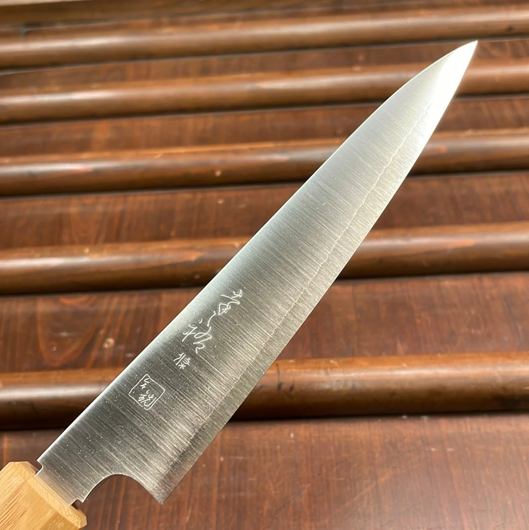 Deals ๐ Konosuke Sanjo GS+ 150mm Petty SLD / Khii Chestnut With Saya โจ 6 Konosuke Sanjo GS+ 150mm Petty SLD / Khii Chestnut With Saya