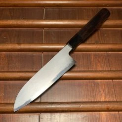 Sakai Kikumori 'So-Ten' 180mm Santoku - Aogami Super - W/ Saya