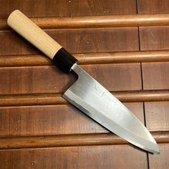 Hitohira Gorobei 180mm Deba Aogami 2 Ho Wood