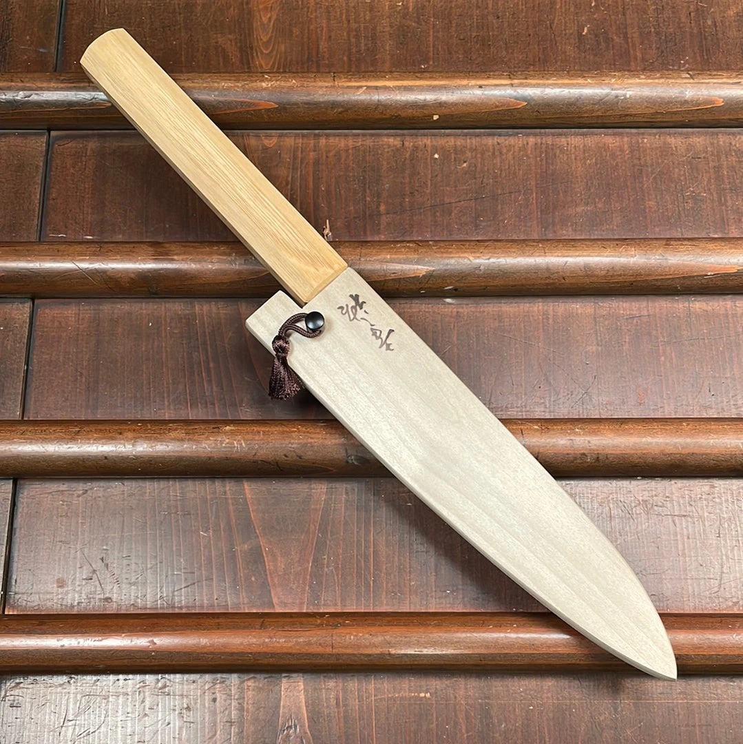 Deals ๐ Konosuke Sanjo GS+ 150mm Petty SLD / Khii Chestnut With Saya โจ 4 Konosuke Sanjo GS+ 150mm Petty SLD / Khii Chestnut With Saya