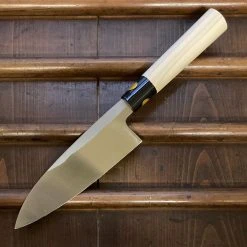 MARUYOSHI Takehiro 165mm Funayuki Iron & SK Carbon Tool Steel PC Poplar