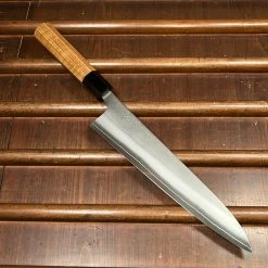 H&K Yoshikane 240mm Gyuto SKD Nashiji Teak Handle