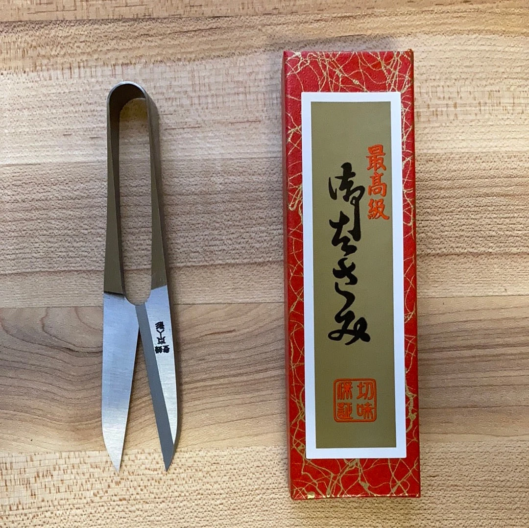 New 😉 Nakajo Fabric Thread Snips - 120mm - Long Blade - Aogami Polish ✔️ 6 Nakajo Fabric Thread Snips - 120mm - Long Blade - Aogami Polish