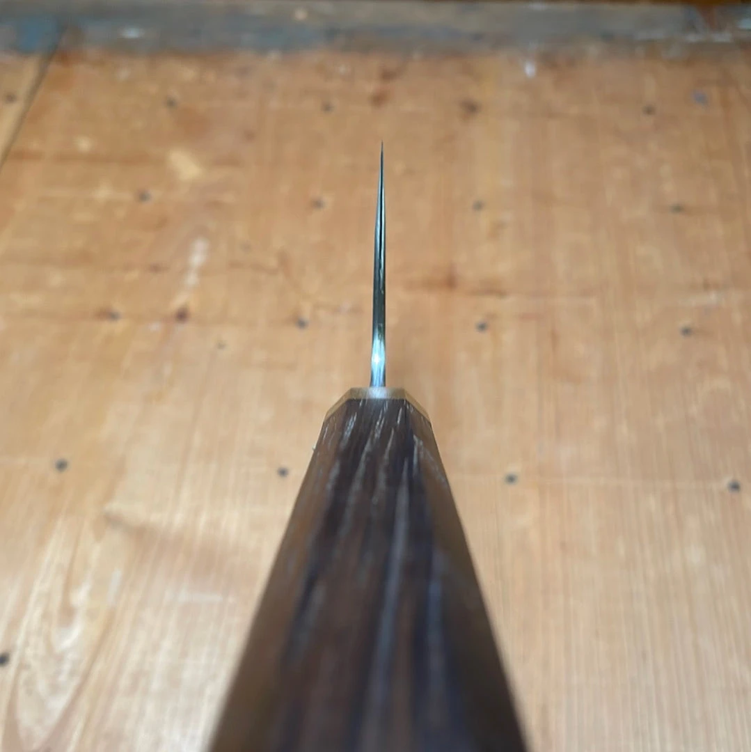 Best deal ๐ฏ Blenheim Forge 165mm Nakiri Stainless Clad Aogami Super Fumed Oak & Brass ๐ฏ 9 Blenheim Forge 165mm Nakiri Stainless Clad Aogami Super Fumed Oak & Brass