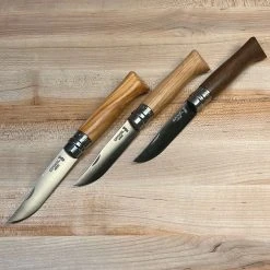 Opinel No.08 Stainless Steel Folding Knife - 3 Woods Series