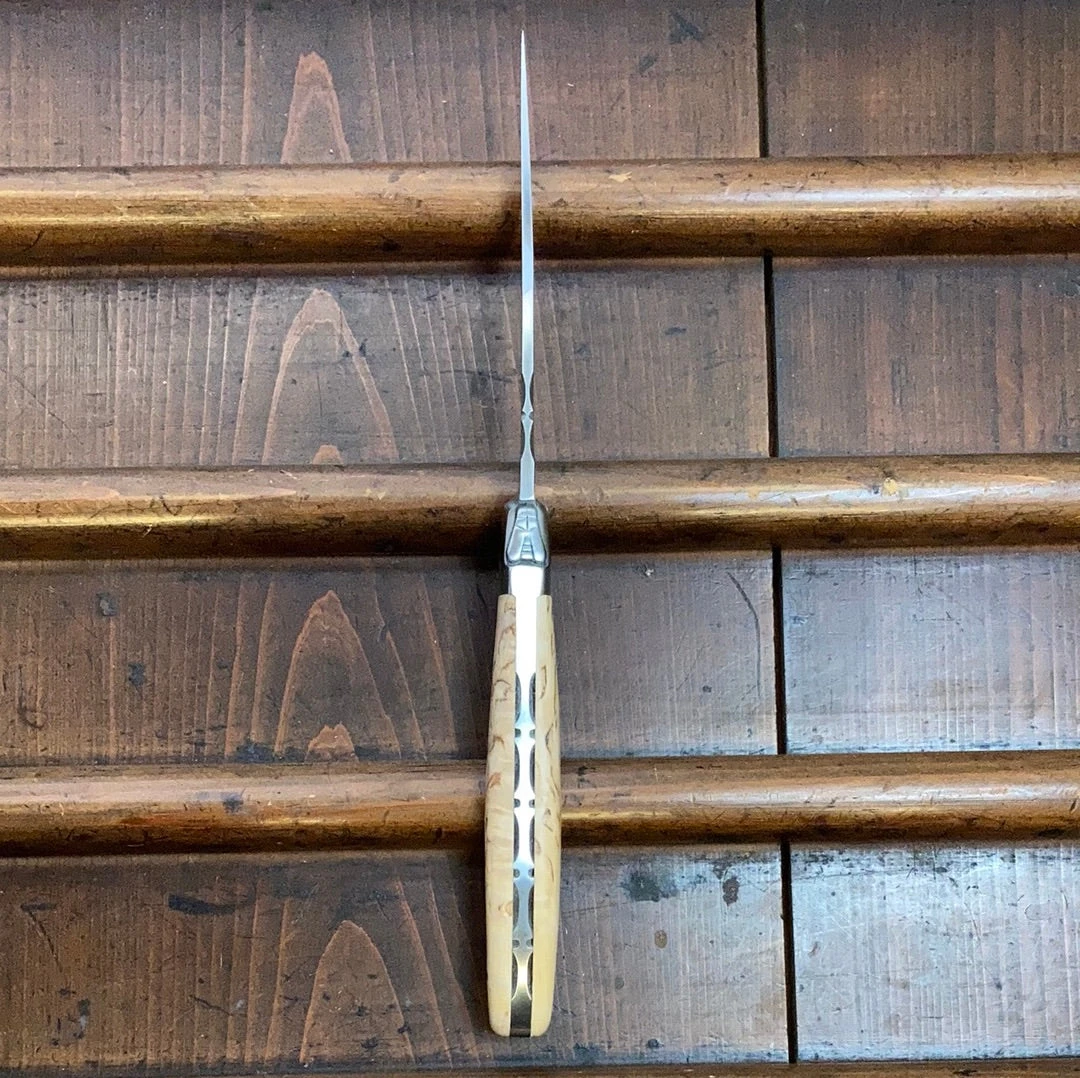 Best deal 😍 Fontenille Pataud 'Laguiole Steak' - Curly Birch - Set Of 2 ⭐ 5 Fontenille Pataud 'Laguiole Steak' - Curly Birch - Set Of 2