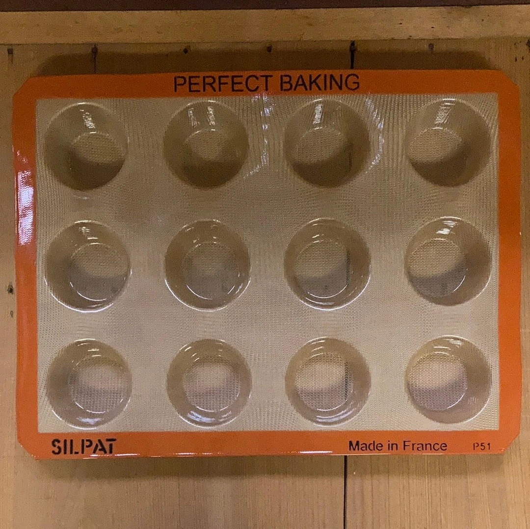 Discount 😀 Kitchen Tools SILPAT™ Classic Muffin Mold - 12 Hole 🔥 3 Kitchen Tools SILPAT™ Classic Muffin Mold - 12 Hole