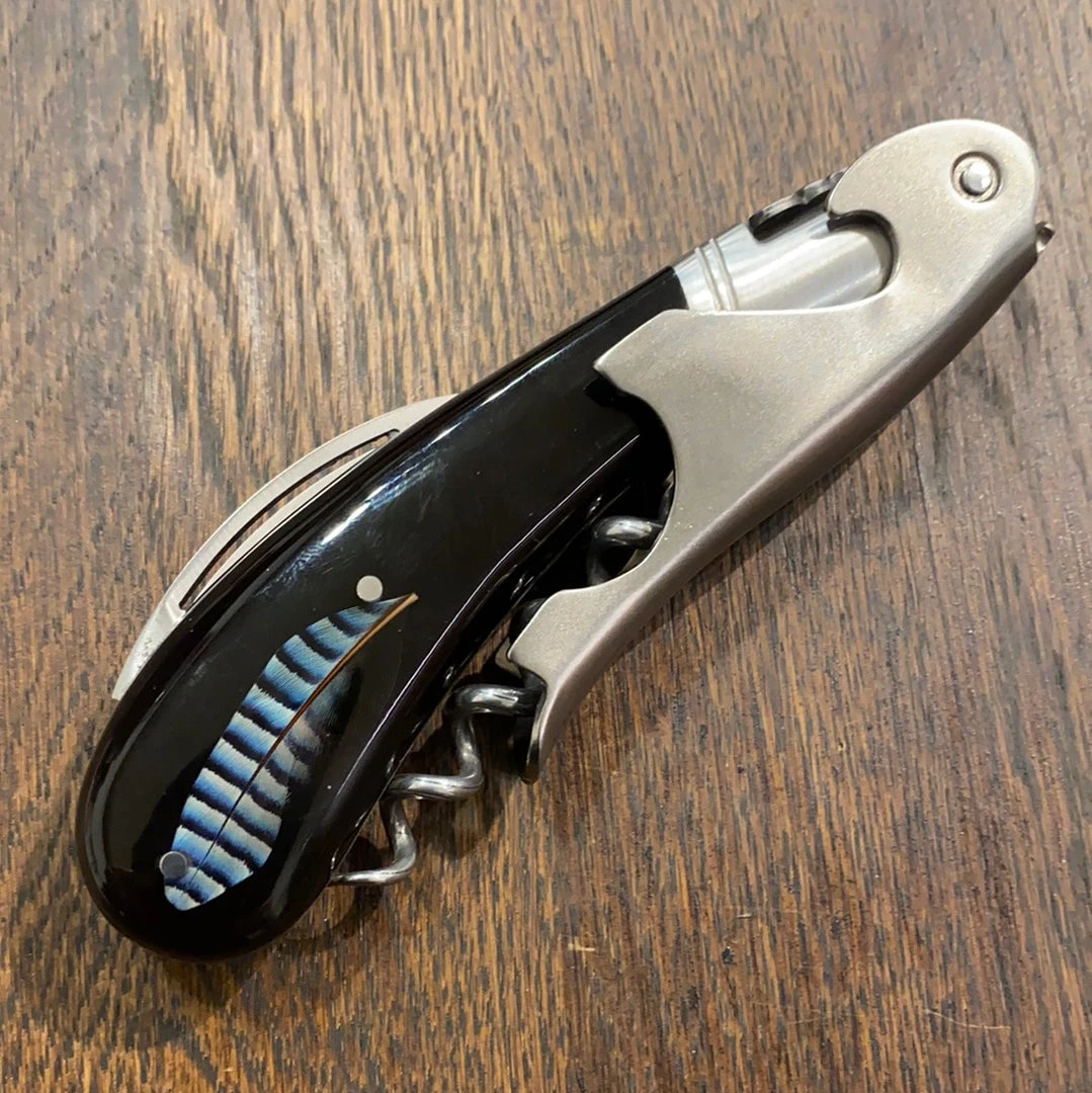 New ๐ Fontenille Pataud Laguiole Magnum Feather Inlay Sommelier ๐งจ 6 Fontenille Pataud Laguiole Magnum Feather Inlay Sommelier