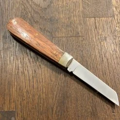 J Adams 3 5/8" Lambsfoot Pocket Knife Carbon Steel & Walnut