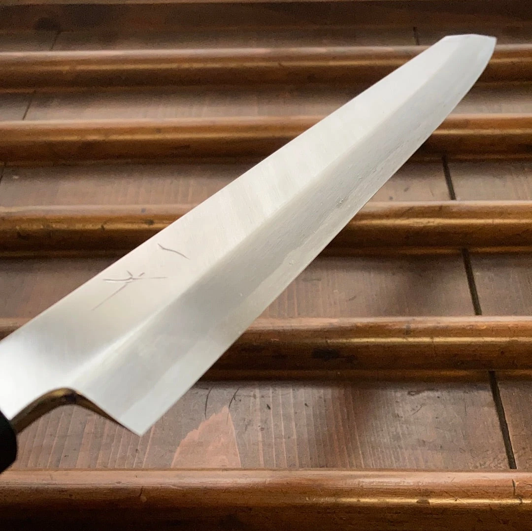 Flash Sale 👏 Hitohira Kikuchiyo Manzo 300mm Kiritsuke Yanagi Aogami 2 Ho Wood W/ Saya 💯 7 Hitohira Kikuchiyo Manzo 300mm Kiritsuke Yanagi Aogami 2 Ho Wood W/ Saya