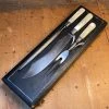 Flash Sale ๐งจ Bernal Cutlery Table | Steak LF&C Universal Carving Set Carbon Steel & ๐ฉ Mother Of Pearl In Box Early 20th C 1909- ๐ 2 Bernal Cutlery Table | Steak LF&C Universal Carving Set Carbon Steel & Mother Of Pearl In Box Early 20th C 1909-