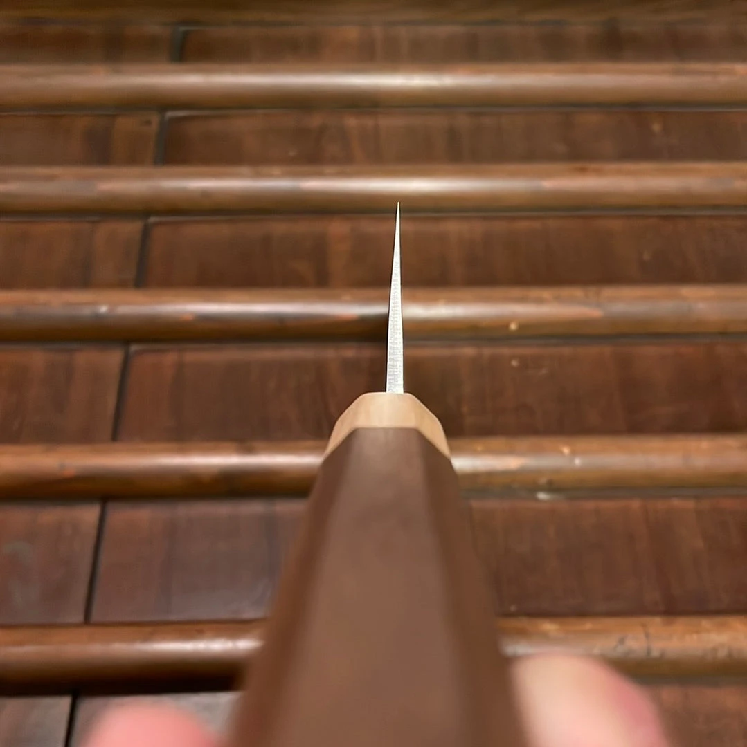 Promo ⭐ Hitohira TD 210mm Gyuto SLD Nashiji Walnut Handle ✔️ 9 Hitohira TD 210mm Gyuto SLD Nashiji Walnut Handle