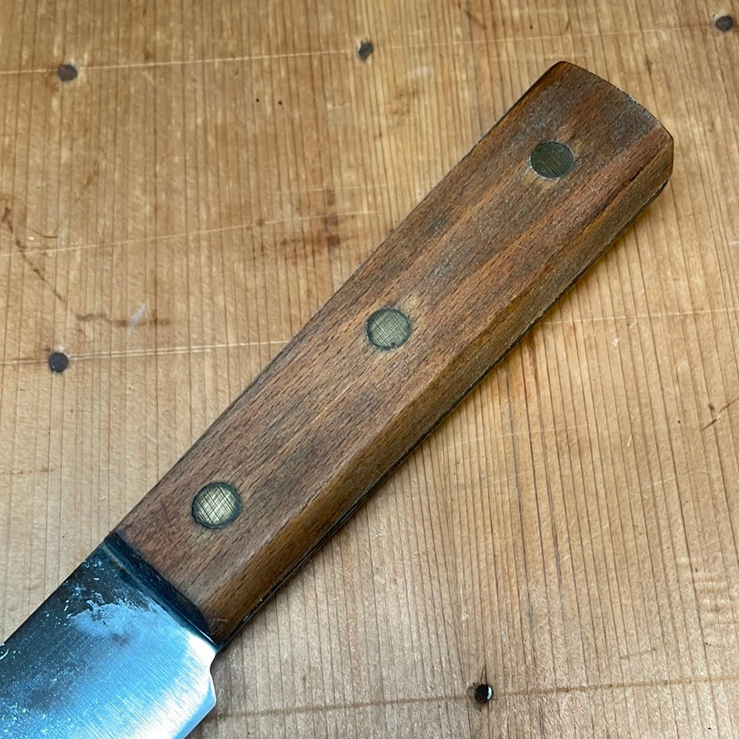 Promo 🛒 Bernal Cutlery American 10" Scimitar Carbon Steel & Beechwood ~1930's-60's 🥰 4 Bernal Cutlery American 10" Scimitar Carbon Steel & Beechwood ~1930's-60's