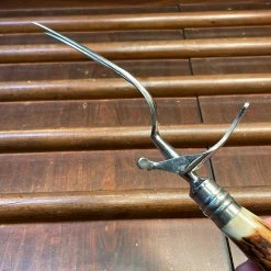 Hot Sale ๐ Bernal Cutlery Bear Brand Carving Set Stainless & Stag 1930's-50's ๐ฅฐ 22 Bernal Cutlery Bear Brand Carving Set Stainless & Stag 1930's-50's