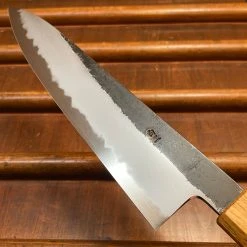 Coupon ๐ Fukui Hado Sumi 210mm Gyuto Shirogami #2 Kurouchi Finish - Burnt Oak โค๏ธ 13 Fukui Hado Sumi 210mm Gyuto Shirogami #2 Kurouchi Finish - Burnt Oak