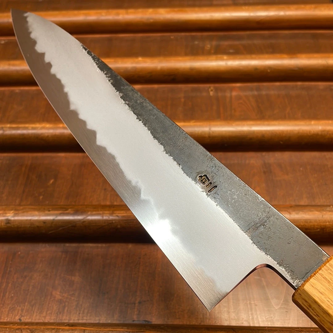 Coupon ๐ Fukui Hado Sumi 210mm Gyuto Shirogami #2 Kurouchi Finish - Burnt Oak โค๏ธ 6 Fukui Hado Sumi 210mm Gyuto Shirogami #2 Kurouchi Finish - Burnt Oak
