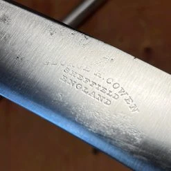 Flash Sale 🎁 Vintage George Cowen 3 Pc Carving Set Carbon Steel Sheffield Stag Tip ~1890's-1910ish? Used Vintage 😀 14 Vintage George Cowen 3 Pc Carving Set Carbon Steel Sheffield Stag Tip ~1890's-1910ish? Used Vintage