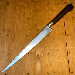 Bernal Cutlery Nogent Style 8.8" Slicer Carbon Steel Ebony Nickle
