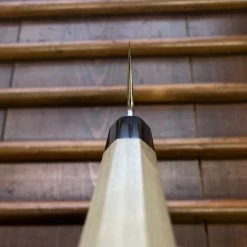 Flash Sale โ Sakai Kikumori 'Sori' 270mm Kiritsuke Sujihiki - Aogami 1 Suminagashi ๐ 19 Sakai Kikumori 'Sori' 270mm Kiritsuke Sujihiki - Aogami 1 Suminagashi